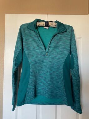 Women’s Teal Quarter-Zip Performance Hoodie